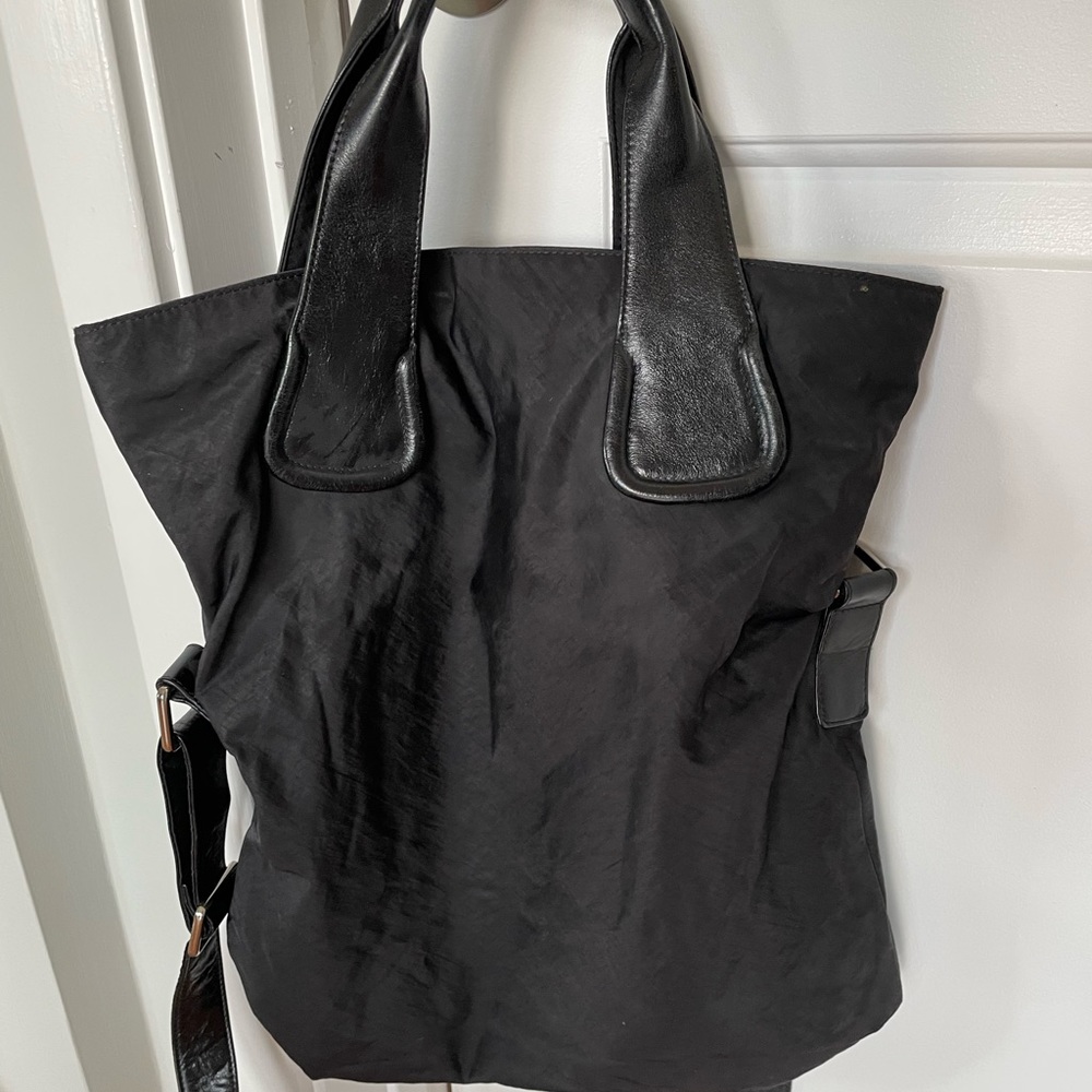 Hobo canvas black tote